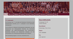 Desktop Screenshot of musikbund-chemnitz.de